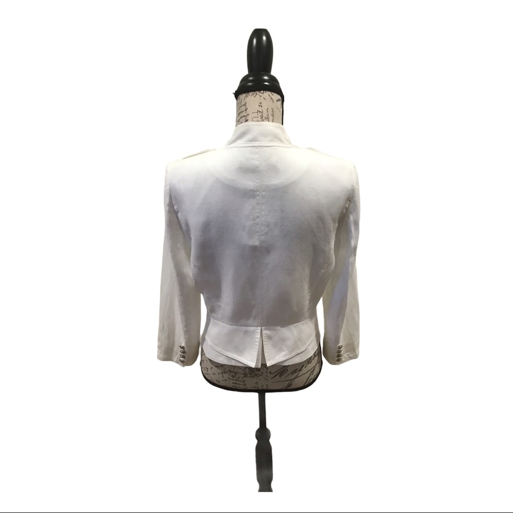 WHBM Band Jacket White size 8 - Picture 5 of 7
